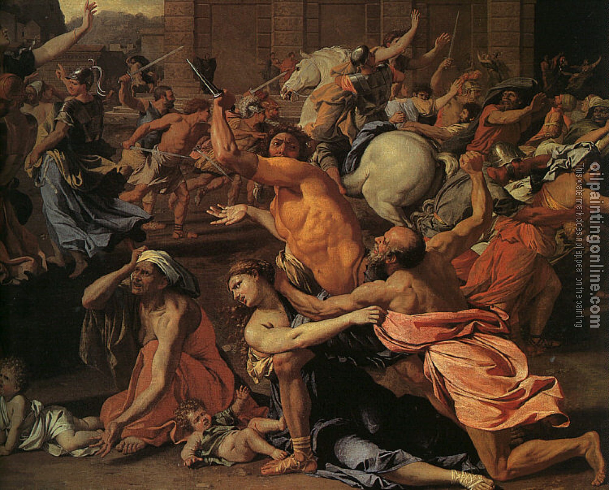 Poussin, Nicolas - The Rape of the Sabine Women